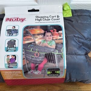 Nuby Gray Shopping Cart & High Chair Cover